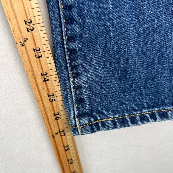 Levi’s 517 Dark Wash 35” x 27” Zip Front Nice Patina GUC - Picture 6 of 9